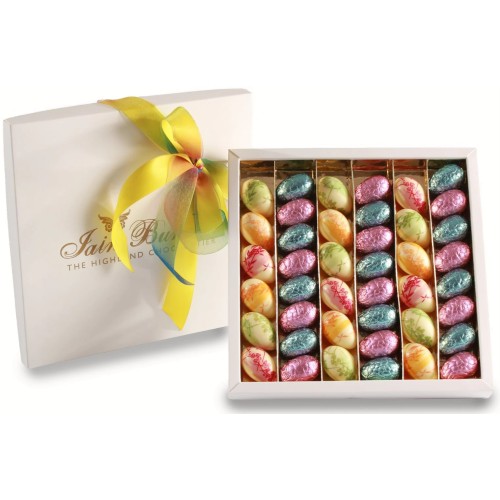 Ornate Chocolate Eggshells & Belgian Praline Eggs - Box